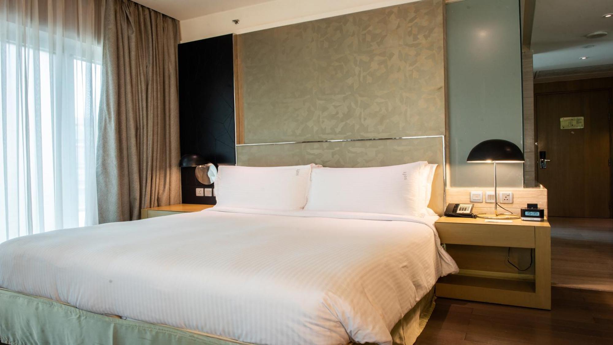 新德里国际机场假日旅馆酒店 外观 照片 A bedroom at the hotel