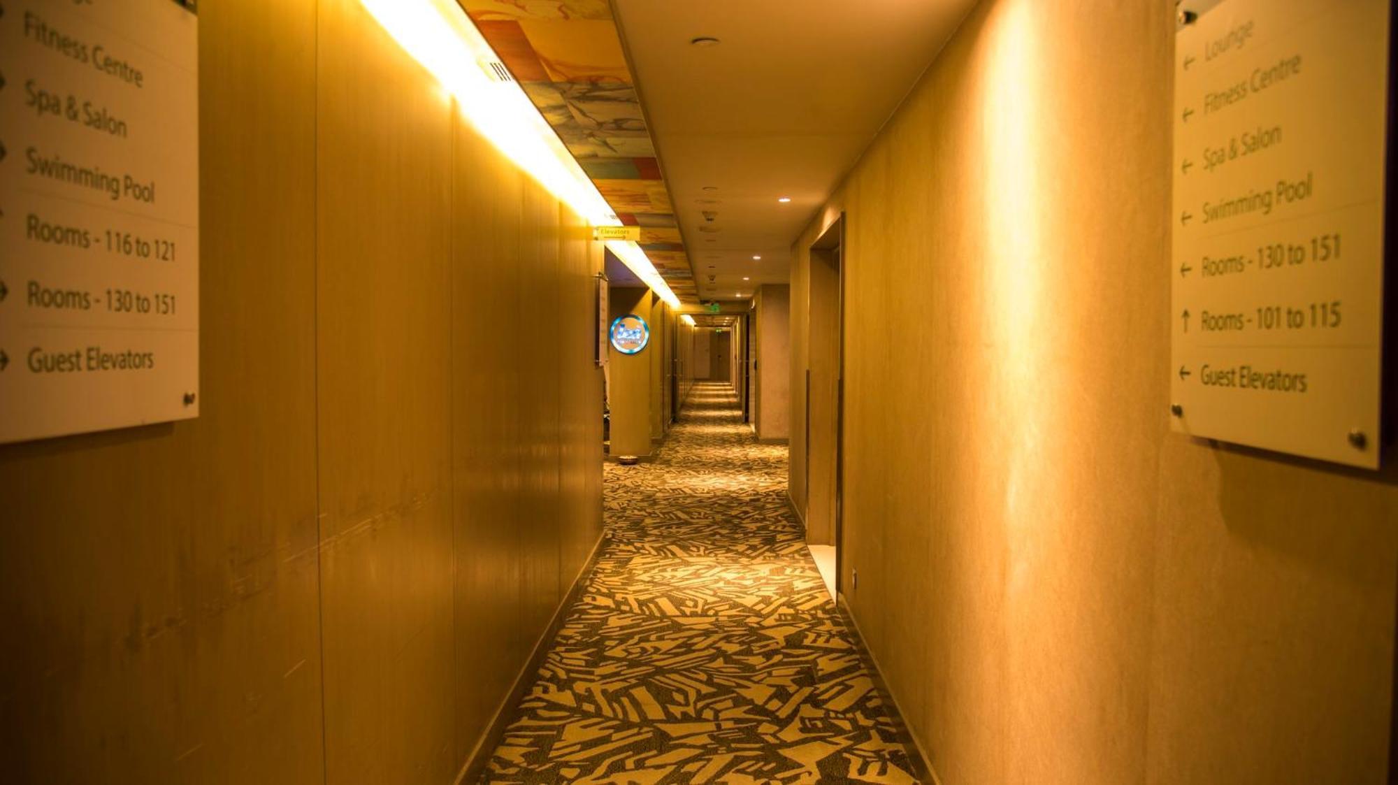 新德里国际机场假日旅馆酒店 外观 照片 A corridor